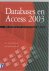 Databases en Access 2003 + ...