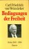 Weizsäcker, Carl Friedrich - Bedingungen der Freiheit - Reden 1989-1990
