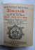 No author. - Middelburgsche almanak, naar den nieuwen stijl, voor het jaar onzes Heeren Jesu Christi 1903. Voorzien met alle de Zeeuwsche jaar- paarden- en beestenmarkten, alsmede het op- en ondergaan van de zon en maan.