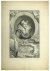Coligny, Louise de - PORTRET. Louise de Coligny (1555-1620) op middelbare leeftijd blootshoofds, met brede, platte kraag, gegraveerd in medaillon met randschrift. Door Johannes Houbraken, 1755. Het portret is gedrukt in een afzonderlijk gegraveerd rechthoekig sier...