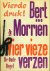 Vier vieze verzen.
