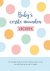 Invulboeken - Baby's eerste maanden logboek