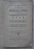 Fremerij, Joannes de. - Naamlijst van alle de predikanten der Nederduitsche Gereformeerde Kerk te Middelburg, sedert de openbare invoering der kerk-hervorming, aangevangen den 20. februarij 1574, tot op dezen tegenwoordigen tijd.