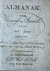 [Almanac 1805] - Almanac 1805 | Almanak van Vernuft en Smaak voor het jaar MDCCCV (1805), Amsterdam, De Wed. F. Doll, op het Rok-in, 120 pp.