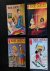 diverse auteurs - rooie oortjes Cartoonalbums no. 2 en 16; rooie oortjes mix deel 10, rooie oortjes omnibus no.2
