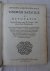 Quellenburghs, Henrick van. - Vindiciae Batavicae ofte Refutatie van het Tractaet van J.B. Tavernier, Chevalier, Baron d'Aubonne c. In de welcke niet alleen de valsheydt van veele Lasteren ende leugenen, den Staet, de Ed. Hoogh Achtb. Compagnie ende de natie aangevreven, ...