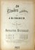 Cramer, J.B.: - 50 Études célèbres de J.B. Cramer pour deux Pianos par Adolphe Henselt. Livr. I + III