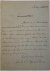 Manuscript 1908 | Brief van...