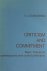 Criticism and Commitment. M...