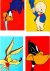 4 ansichtkaarten LOONEY TUN...