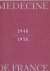  - Medecine de France 1948-1958