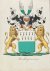  - [Heraldic coat of arms] Coloured coat of arms of the van Broeckhuysen family, family crest, 1 p.