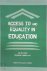 Access to and equality in e...