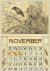 HOYTEMA, Theo van [HOIJTEMA] - Kalenderblad T. v. Hoytema - Bonte kraai  - november - kalenderjaar 1915.