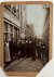 N.N. - Photography ca 1880 I Photo of city street in Dordrecht with fire truck (brandweerwagen).