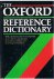 The Oxford reference dictio...