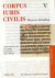 J.E. Spruit ; R. Feenstra ; F.B.J. Wubbe - Corpus Iuris Civilis. Tekst en vertaling: deel V V Digesten 35-42