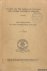 Stoffers, A.L. - Studies on the flora of Curaçao and other caribbean islands. Volume 1: The vegetation of the Netherlands Antilles