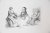 Marcus, Jacob Ernst (1774-1826) - [Antique etching/ets] Study print: a seated woman, another asleep and the portrait of the engraver D. Vrijdag. [Etudes gravées de Jacob Ernst Marcus]/Zittende vrouw, slapende vrouw en portret van graveur D. Vrijdag.