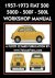 1957-1973 Fiat 500 - 500d -...