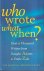Who Wrote what When?