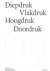  - Diepdruk vlakdruk hoogdruk doordruk