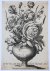 Unknown maker - [Antique print, engraving, ca. 1650] Vase with flowers/Vaas met bloemen, ca. 1650, 1 p.